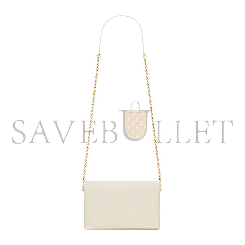YSL CASSANDRE CHAIN CLUTCH IN LAMBSKIN 819271AACYT9207 (19*12*3cm)